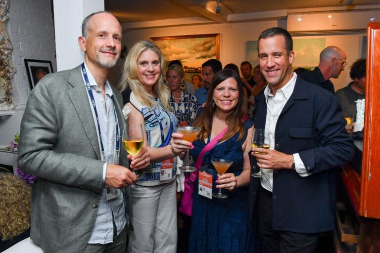 Atmosphere at Summer House party